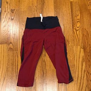 lululemon athletica train times crop Leggings 6